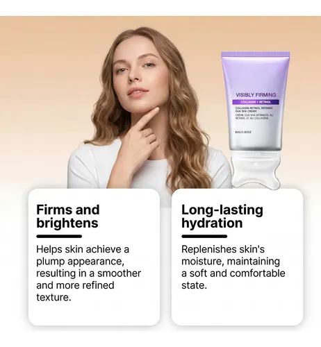 Crema De Masaje Hidratante Con Retinol Amz, Hidratante Y Ref
