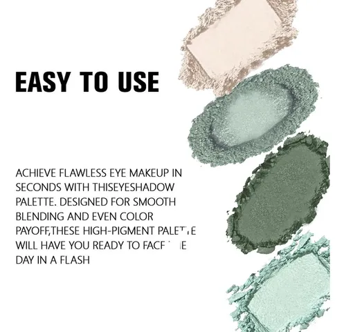 Paleta De Sombras K’apeine Sage Green 4 Colores