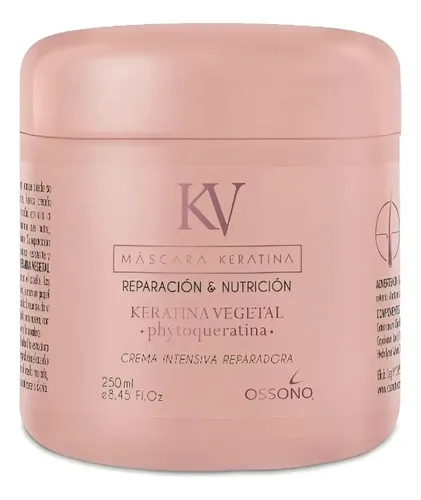 Mascara/baño De Crema Capilar Keratina X 250ml Ossono
