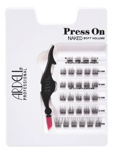 Pestañas Postizas Ardell Naked Soft Volumen Press On X 30