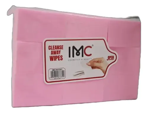 Wipes Cuadrados IMC Rosa Para Belleza y Cuidado Personal 700 Piezas