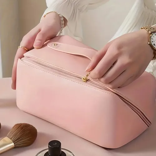 Neceser Cosmetiquera Gran Capacidad Con Asa Viaje