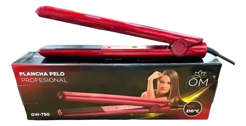 Plancha De Pelo Om Alisador Profesional