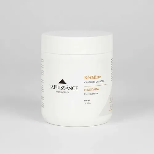 Máscara Capilar La Puissance Keratina Anti Frizz Para Pelo Dañado X 500ml
