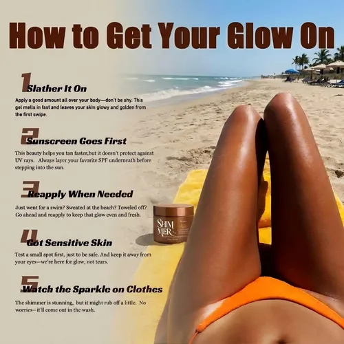 Autobronceador Velvetix Gel Brillo Dorado 150ml