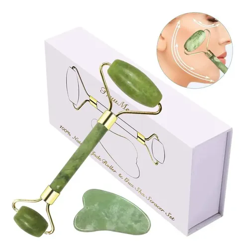 Fotgear Rodillo De Jade Para Masajeador Facial