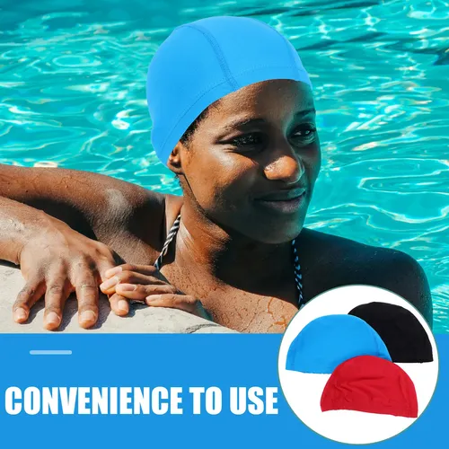 Gorro De Natación Unisex De 6 Piezas: Gorro De Baño Elástico