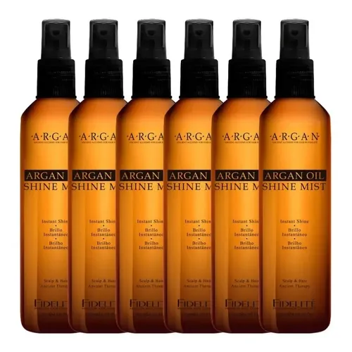 Kit X6 Brillos De Argán Oil – Shine Mist X 120ml – Fidelité