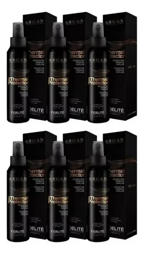 Kit X6 Protector Térmico Capilar Argan Fidelite X 120ml