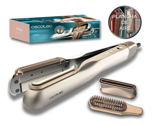 Plancha Y Secador Cecotec Airlisse 2 En 1 Anti Frizz Champag