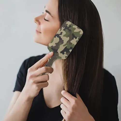 Cepillo De Cabello Lombardiden 22×7 Cm Verde Camuflaje Desen