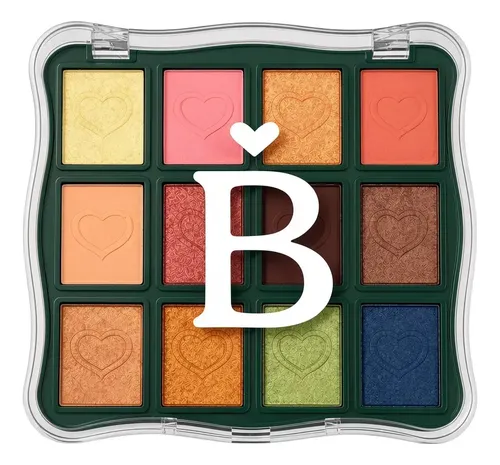 Paleta Tono 02 Sombras De Ojos 12 Colores Mate Brillante Maquillaje Rostro Veoquiero