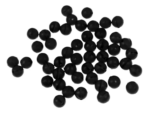 50x 8mm Ronda Red Flotante De Pesca Suave Pesca