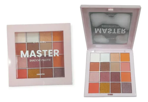 Kit Paleta De Sombra +rubor+iluminador Glow City Girl Master
