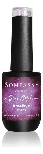 Esmalte Semi Bompassy 15ml Crystal Cat Eye X Gime Catalano Color Amethyst
