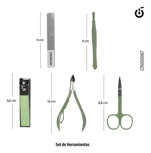 Cherimoya Kit De Manicura Y Set De Pedicura Cr000087