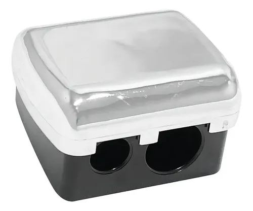 Sacapuntas Doble Maquillaje Dorado Jessamy Afilador Lápices S753
