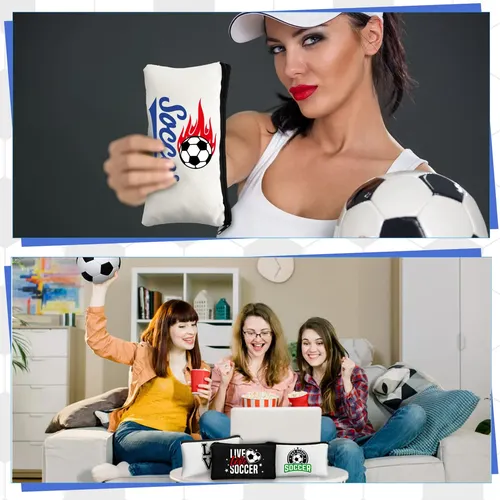 Sweetude 18 Piezas De Regalos De Fútbol Bolsa De Maquillaje