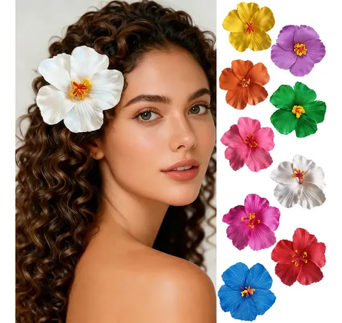 9 Piezas Para Cabello Peinado Y Cabello Hawaiano En Forma De