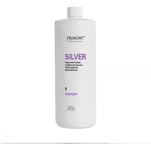 Primont Silver Shampoo Matizador Violeta Rubios 1000ml