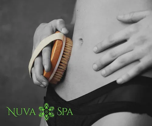 Cepillo Corporal Bambú Exfoliante Anticelulitis Spa