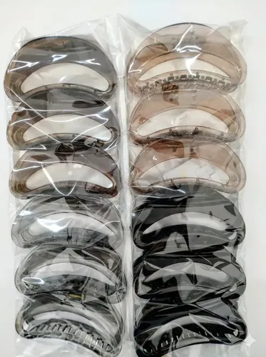 Broches Para El Pelo X3 Translucidos Mujer Urbanchic 1032