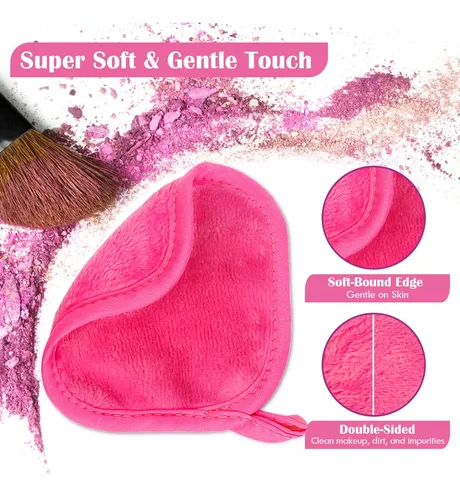 Paños De Maquillaje Orighty, 13 Cm, 12 Unidades, Reutilizabl