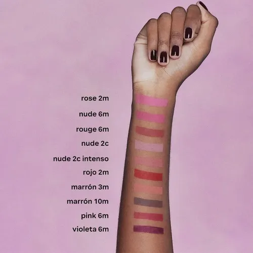 Labial Líquido Mate Intransferible Nude 2c Natura