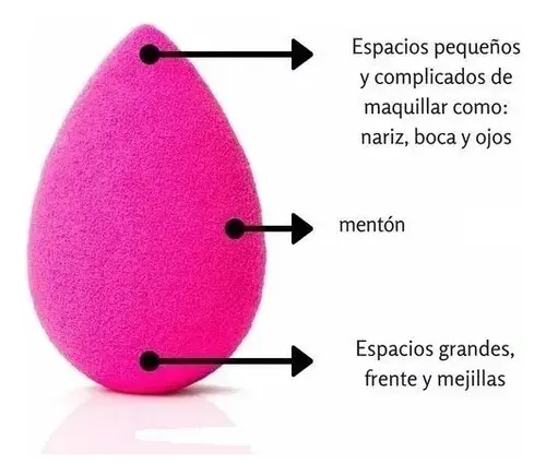 Esponjas Beauty Blender Pack X 6 Para Maquillaje Belleza