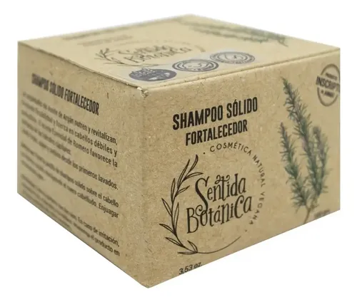 Kit X3 Shampoo Solido Fortalecedor Vegano
