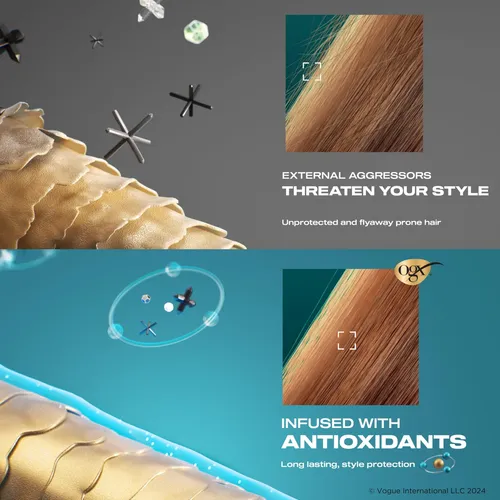 Gel Para Peinar El Cabello Ogx Antioxidants + Touchable Fija
