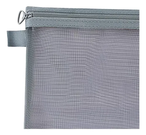 Bolsas De Maquillaje De Malla, Bolsa De Cosméticos Gris M