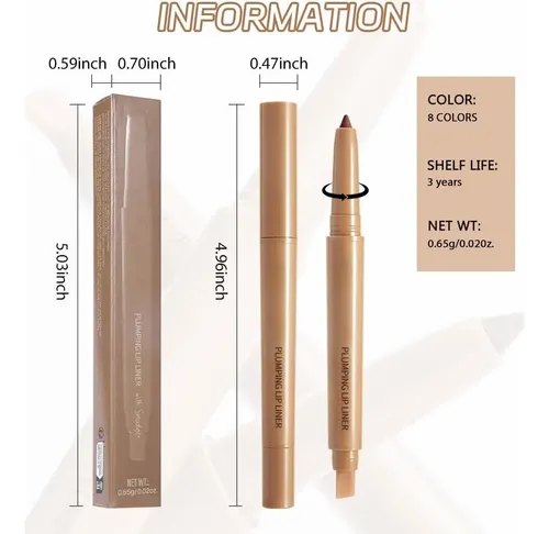 Lápices Delineadores De Labios Mate 2x Juaazin Saddle