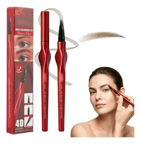 Lápiz Microblading Para Cejas 4 Puntas Marrón Apryew