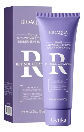 Jabon Limpiador Facial Retinol Antiarrugas 100g Bioaqua