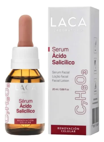 Serum Ácido Salicílico 2% Piel Grasa Reduce Poros Laca Momento De Aplicación Noche