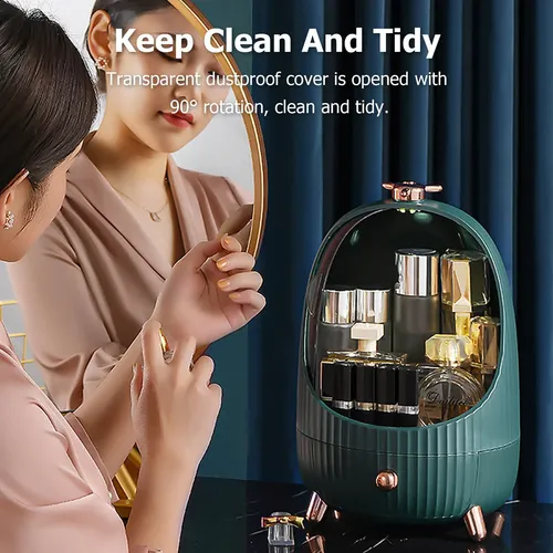 Organizador De Maquillaje Con Luz Led Para Cosméticos Y Cuid