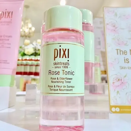 Tónico Pixi Rose de 100 mL para Todo Tipo de Piel