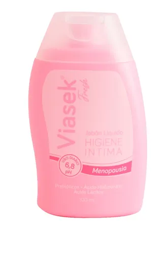 Jabon Liquido Intimo Viasek Fresh Ph 6.8 Edad Fertil 100 Ml