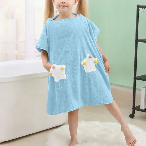 Gorro Moderno Para Niños Con Capa E, Estilo De Bata De Baño,