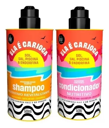 Shampoo Y Acondicionador Ela E Carioca 500gr Lola Cosmetics