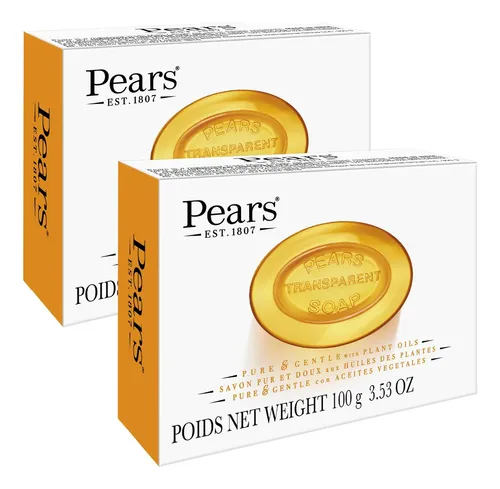 Jabón Pears, Jabón Facial Y Corporal, Ámbar – Trans…