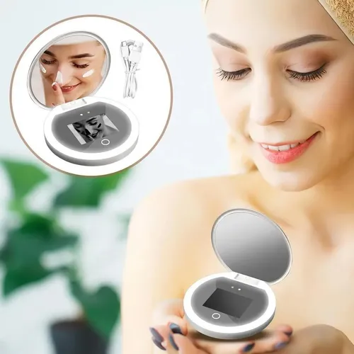 Yc Espejo Maququillaje Inteligente Luz 360 Deteccion “