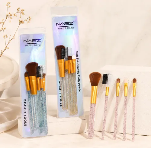 Brochas De Maquillaje Naez, Set 5 Piezas