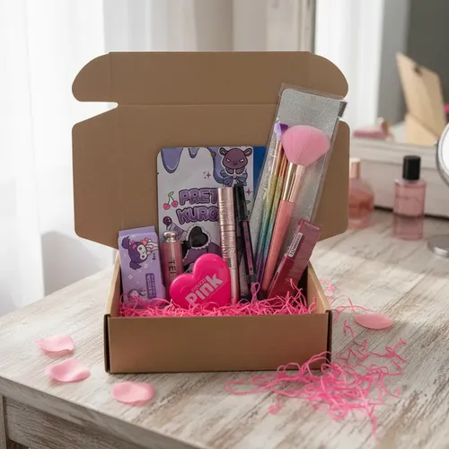 Combo Maquillaje Make Up Kit Completo Box 3 Cutie