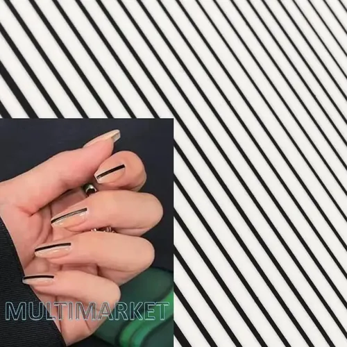 Stickers Autoadhesivos Para Uñas – Lineas – Nail Art