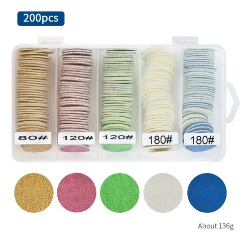 X 200pcs Poda Disco Para Manicure Y Pedicura De Uñas W
