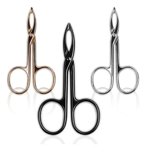 Pinzas Para Cejas Y Vello Facial 3 Piezas Metal