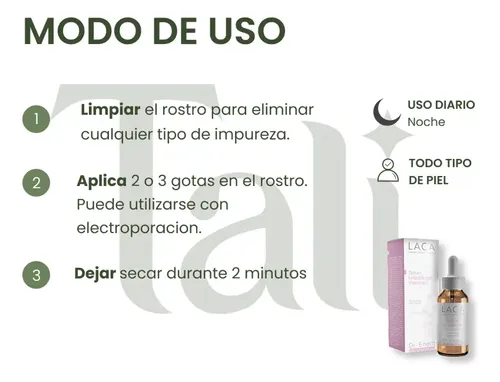 Serum Facial Ionizable Vitamina C Antioxidante Ilumina Laca