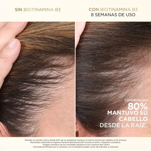 Tónico Capilar Anticaída+ Pantene Biotinamina B3 52 Ml